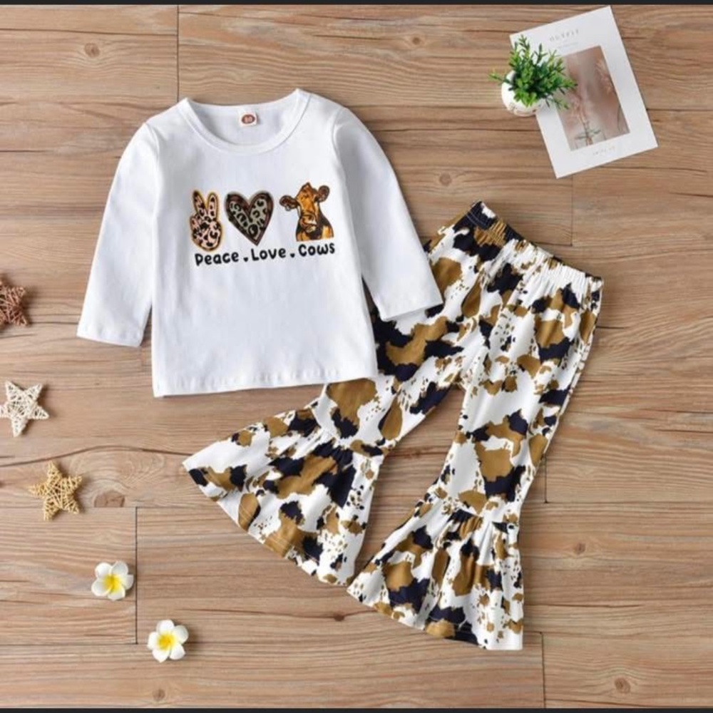 Baby girl Cow outfit